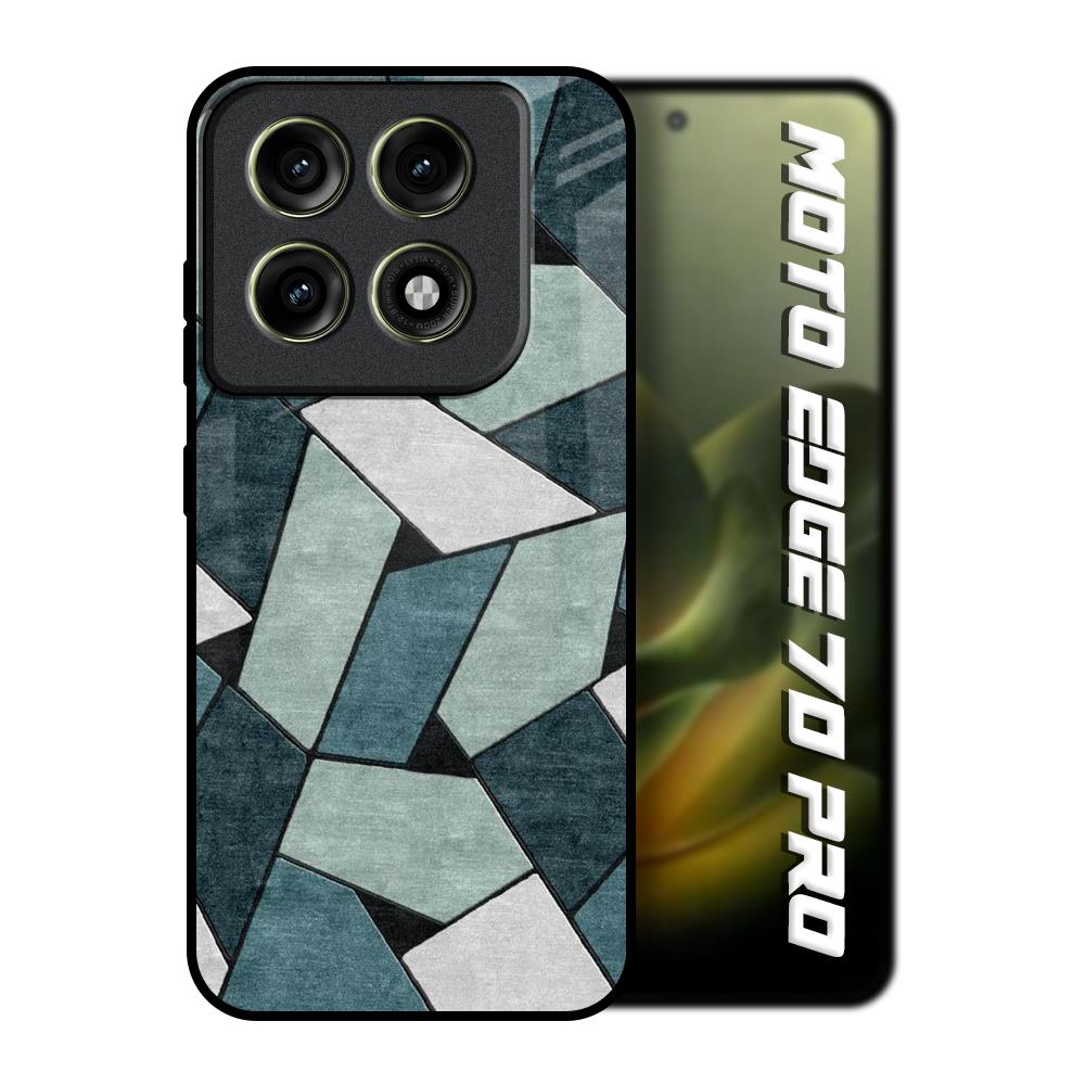 Abstact Tiles Motorola Edge 70 Pro 5G Glass Back Cover Online