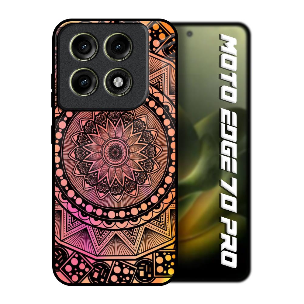 Floral Mandala Motorola Edge 70 Pro 5G Glass Back Cover Online