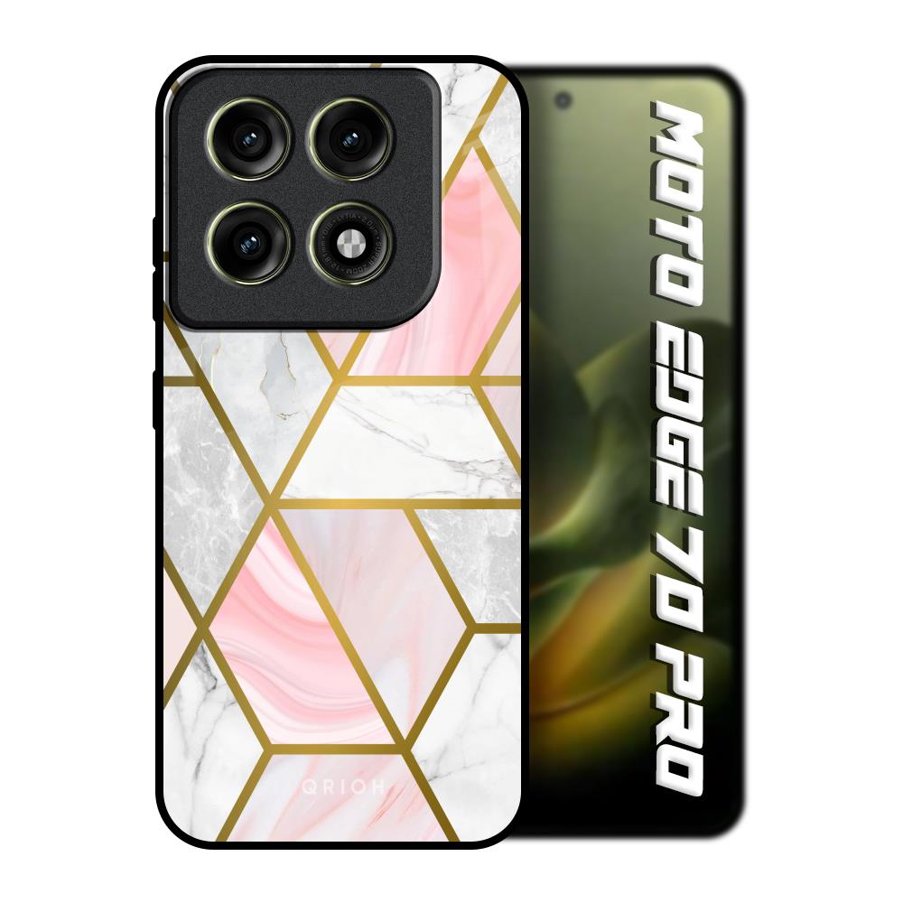 Geometrical Marble Motorola Edge 70 Pro 5G Glass Back Cover Online