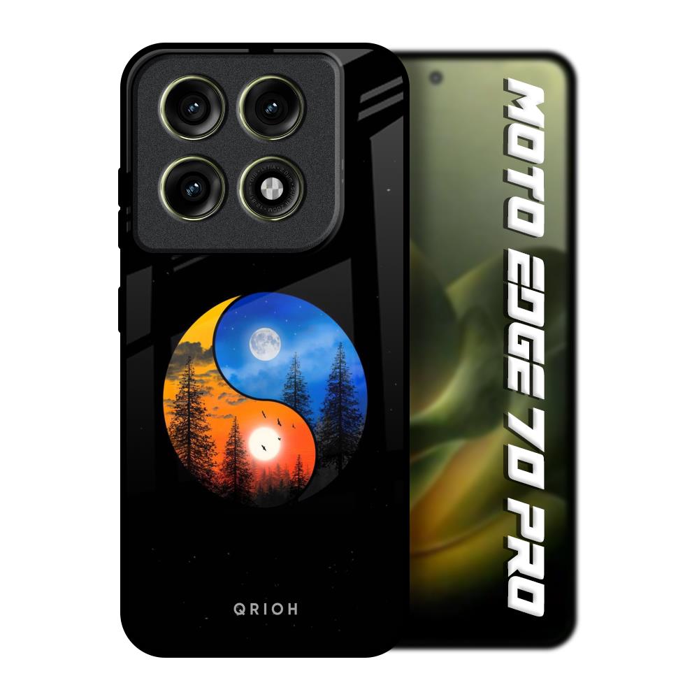 Yin Yang Balance Motorola Edge 70 Pro 5G Glass Back Cover Online