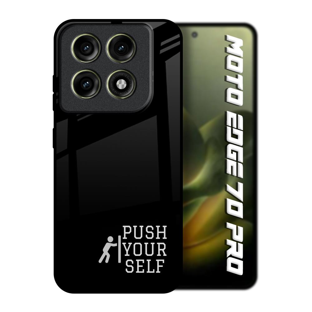 Push Your Self Motorola Edge 70 Pro 5G Glass Back Cover Online