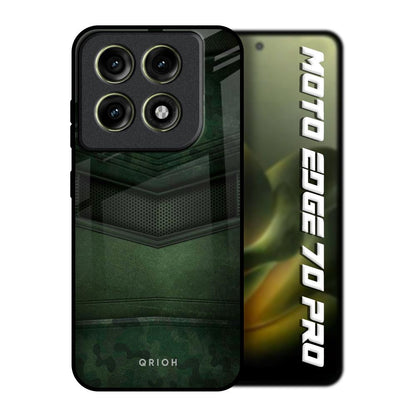 Green Leather Motorola Edge 70 Pro 5G Glass Back Cover Online
