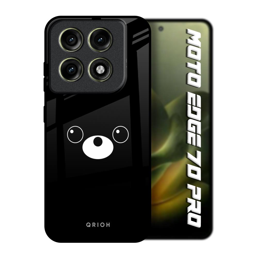 Cute Bear Motorola Edge 70 Pro 5G Glass Back Cover Online