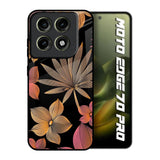 Lines Pattern Flowers Motorola Edge 70 Pro 5G Glass Back Cover Online