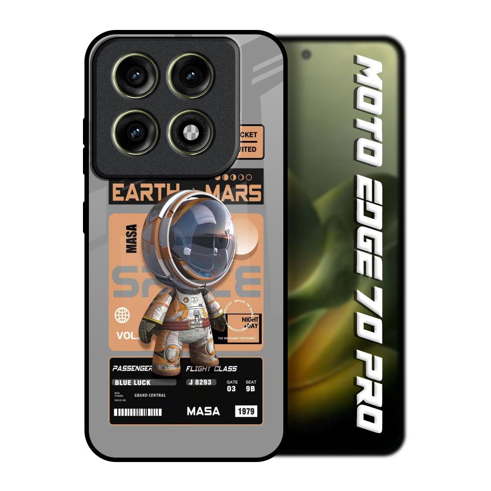 Space Ticket Motorola Edge 70 Pro 5G Glass Back Cover Online