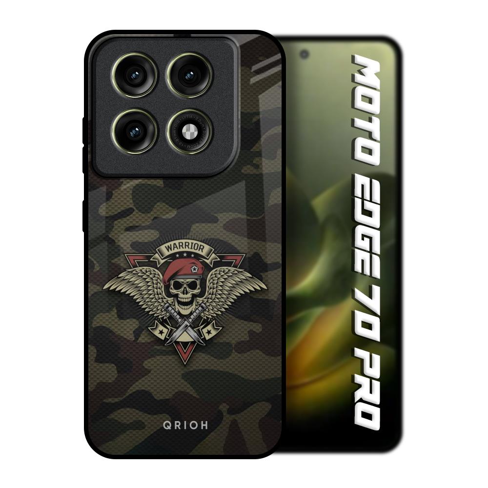 Army Warrior Motorola Edge 70 Pro 5G Glass Back Cover Online