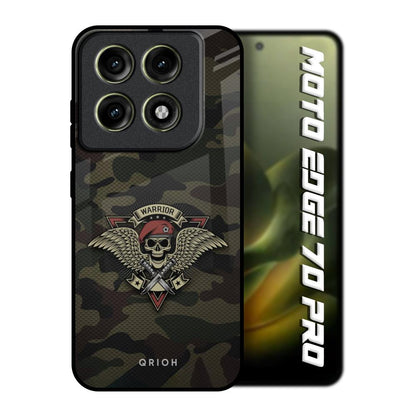 Army Warrior Motorola Edge 70 Pro 5G Glass Back Cover Online