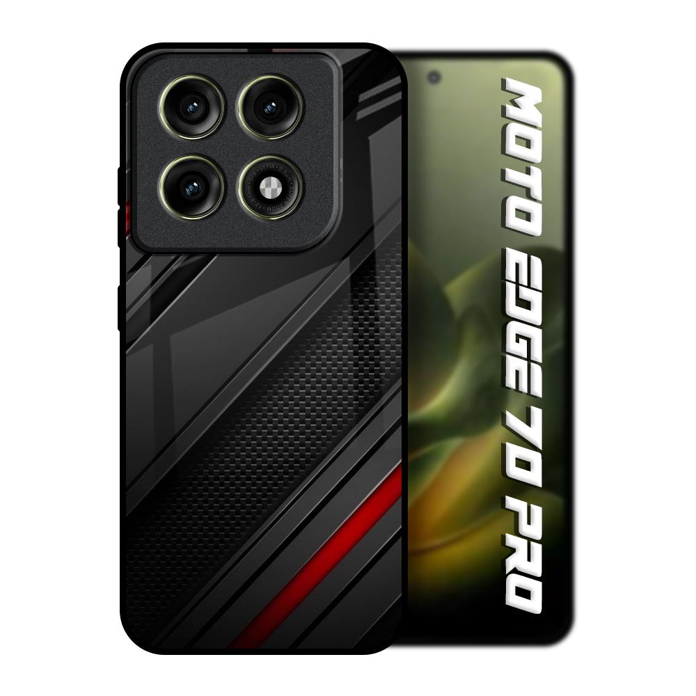 Modern Abstract Motorola Edge 70 Pro 5G Glass Back Cover Online