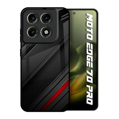 Modern Abstract Motorola Edge 70 Pro 5G Glass Back Cover Online