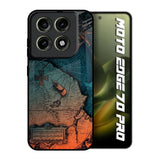 Geographical Map Motorola Edge 70 Pro 5G Glass Back Cover Online