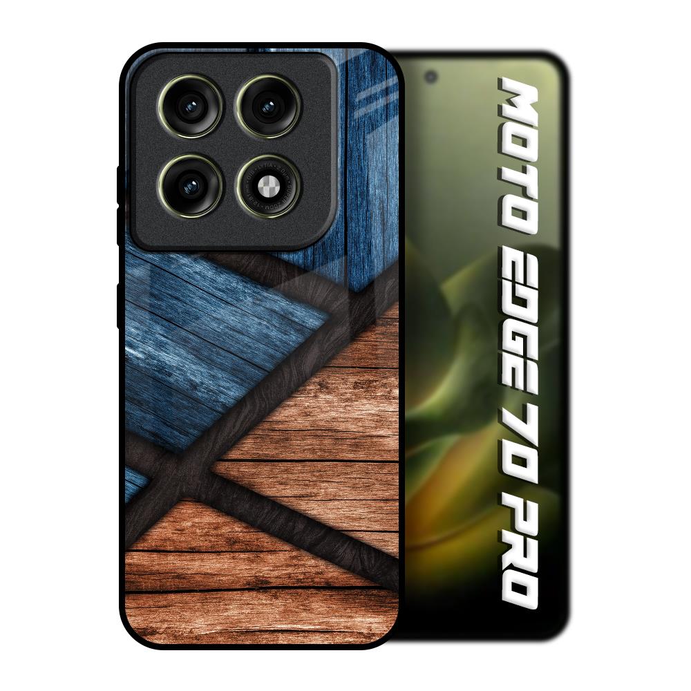 Wooden Tiles Motorola Edge 70 Pro 5G Glass Back Cover Online