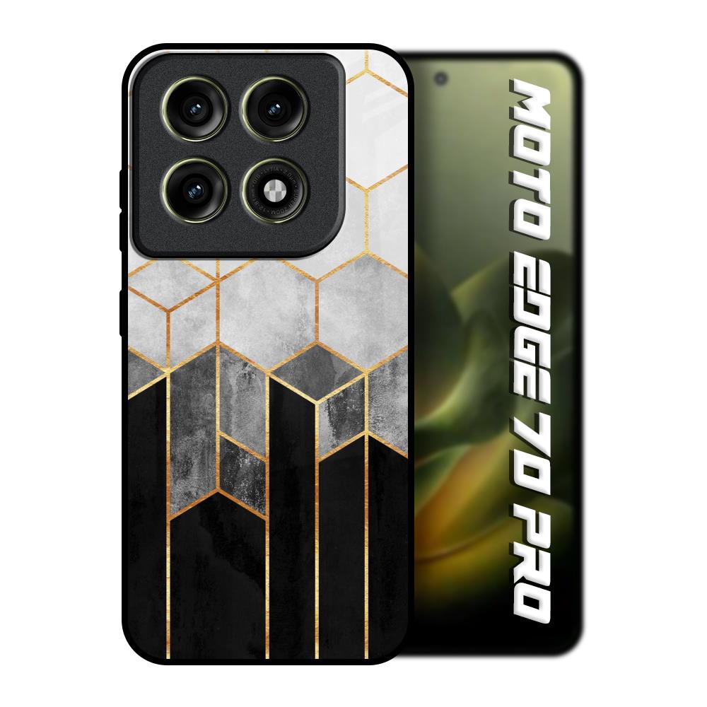 Tricolor Pattern Motorola Edge 70 Pro 5G Glass Back Cover Online