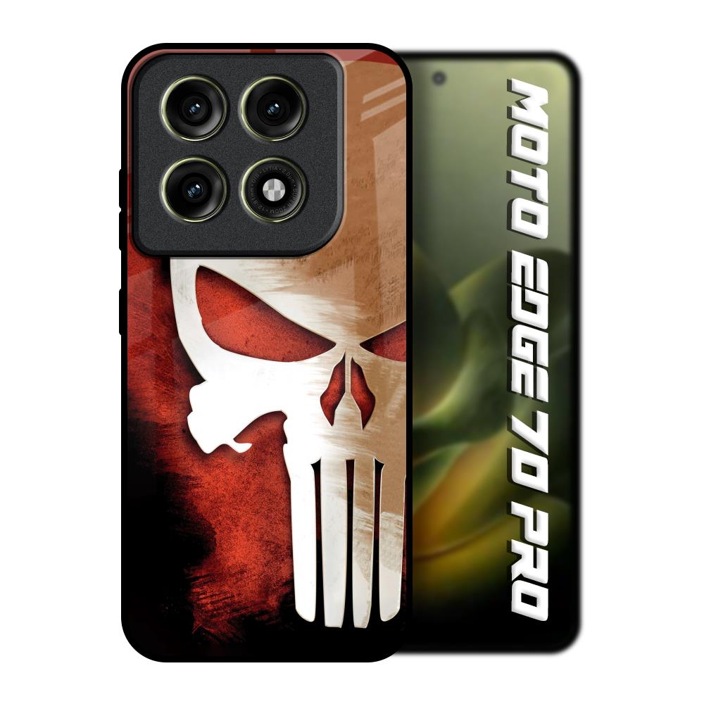 Red Skull Motorola Edge 70 Pro 5G Glass Back Cover Online