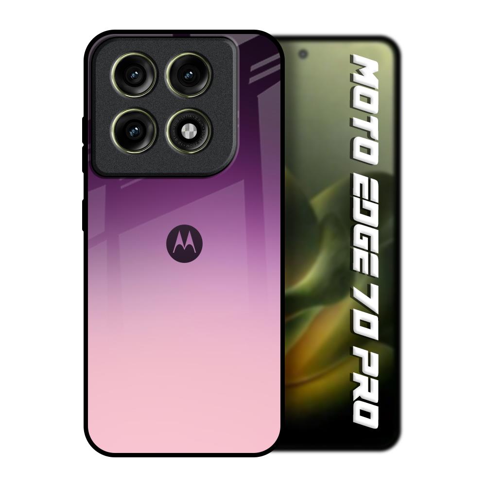 Purple Gradient Motorola Edge 70 Pro 5G Glass Back Cover Online