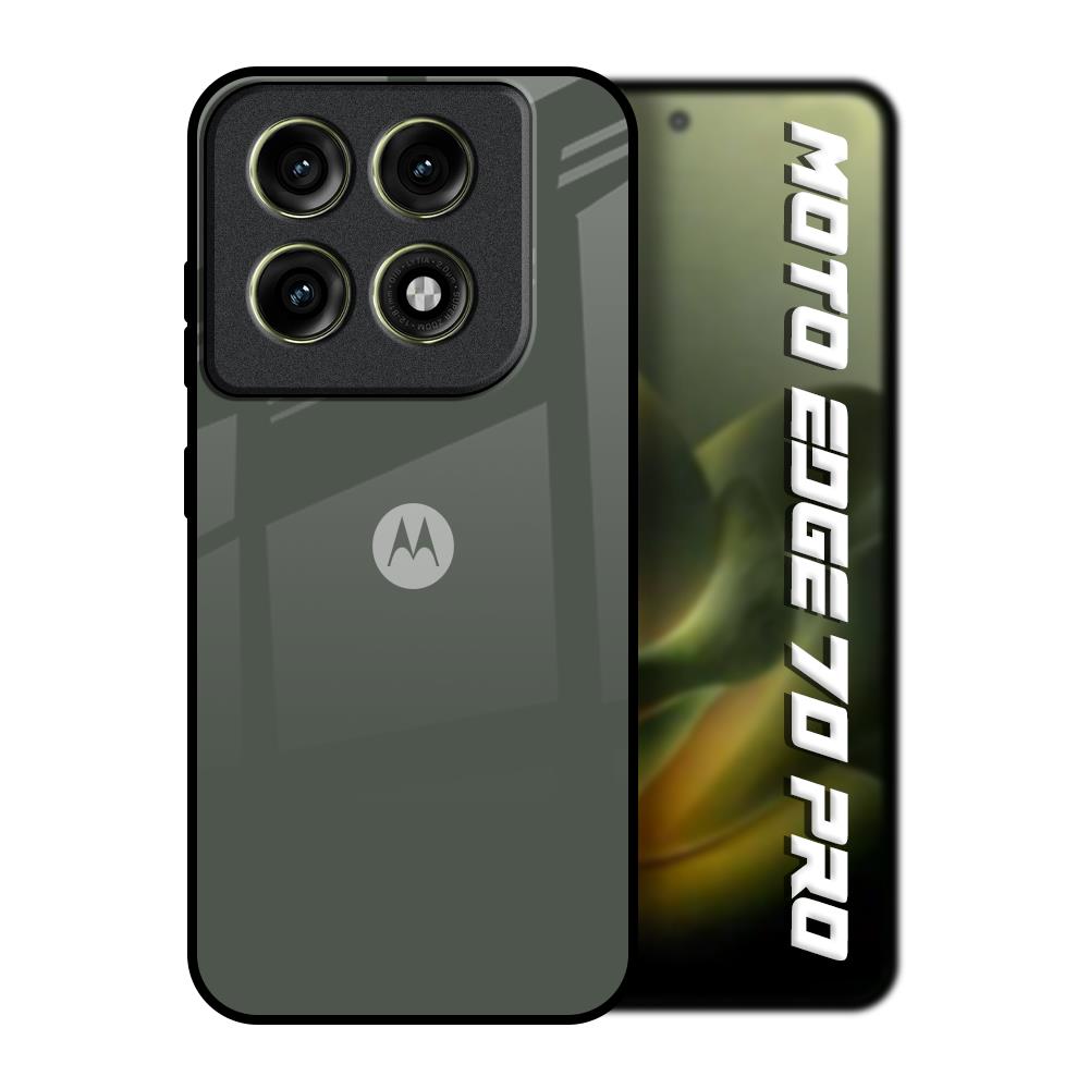 Charcoal Motorola Edge 70 Pro 5G Glass Back Cover Online