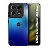 Blue Rhombus Pattern Motorola Edge 70 Pro 5G Glass Back Cover Online