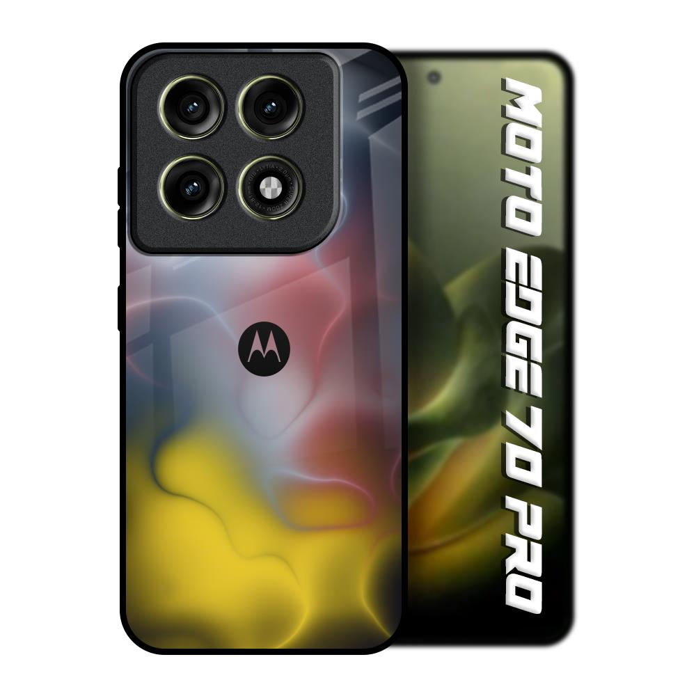 Colorful Smoke Motorola Edge 70 Pro 5G Glass Back Cover Online