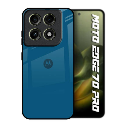Cobalt Blue Motorola Edge 70 Pro 5G Glass Back Cover Online