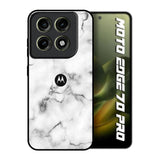 Satin White Marble Motorola Edge 70 Pro 5G Glass Back Cover Online