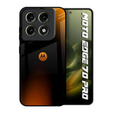 Orange Black Fusion Motorola Edge 70 Pro 5G Glass Back Cover Online