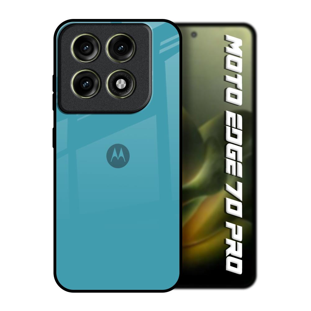 Oceanic Turquiose Motorola Edge 70 Pro 5G Glass Back Cover Online