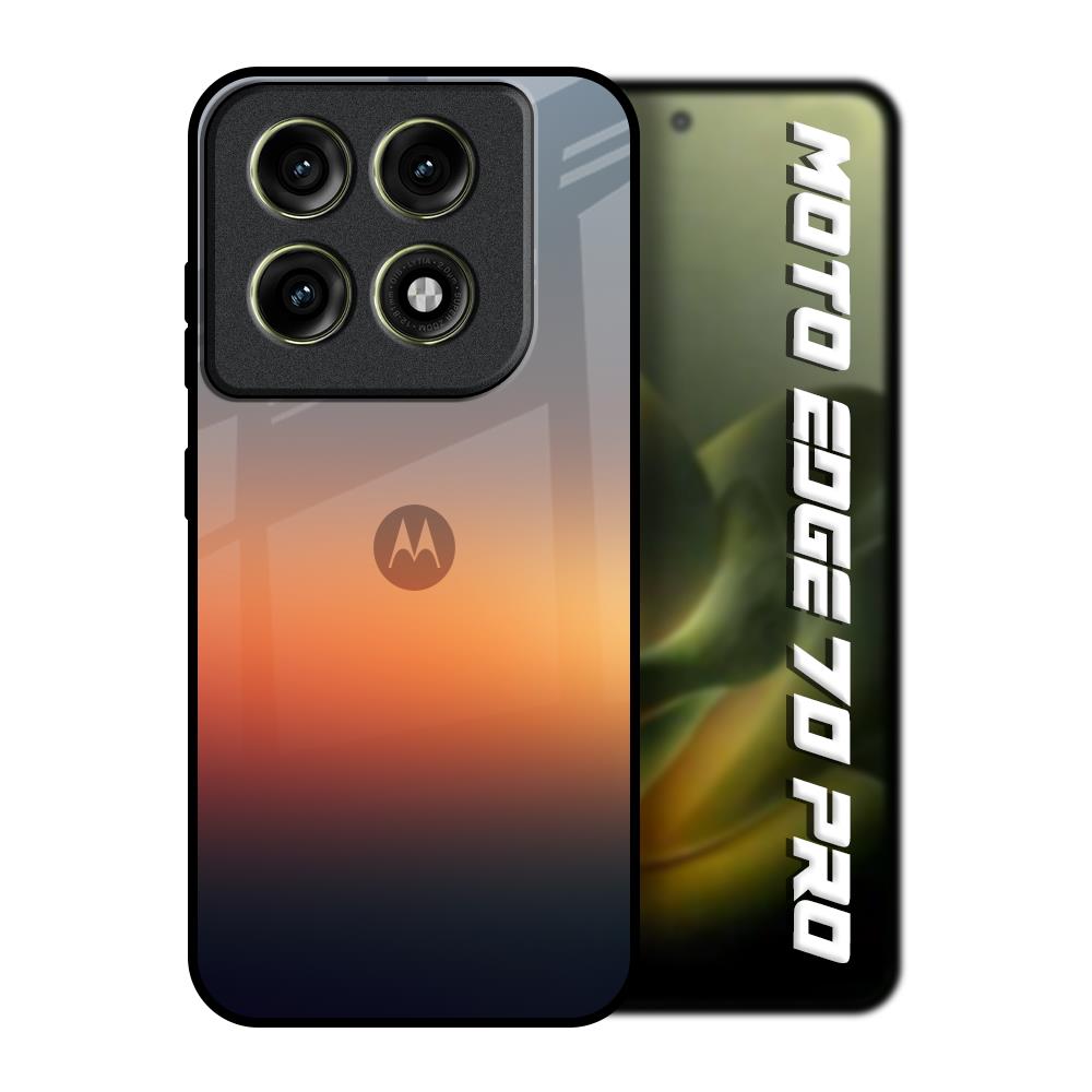 Aesthetic Orange Motorola Edge 70 Pro 5G Glass Back Cover Online