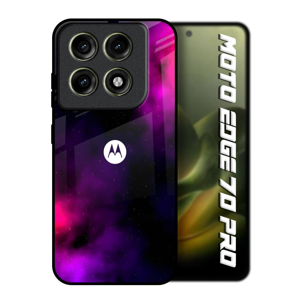 Pink Galaxy Motorola Edge 70 Pro 5G Glass Back Cover Online
