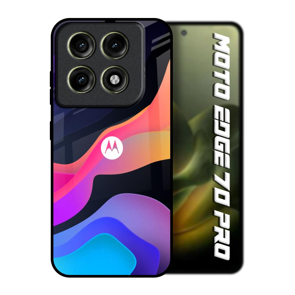 Colorful Fluid Motorola Edge 70 Pro 5G Glass Back Cover Online