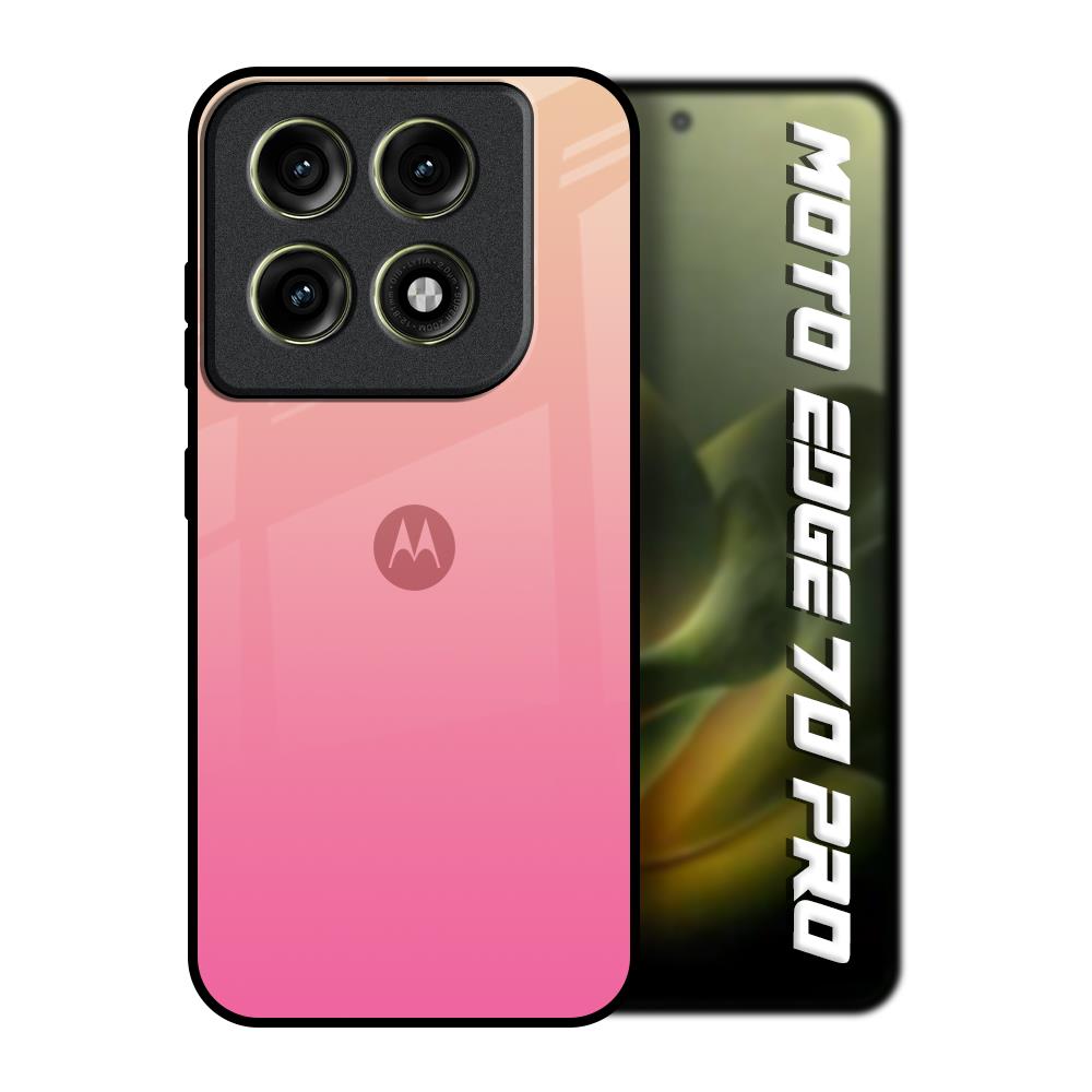 Pastel Pink Gradient Motorola Edge 70 Pro 5G Glass Back Cover Online