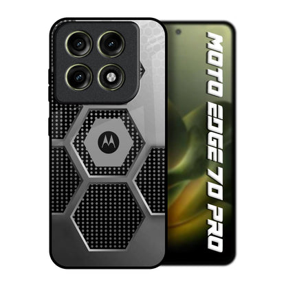 Hexagon Style Motorola Edge 70 Pro 5G Glass Back Cover Online