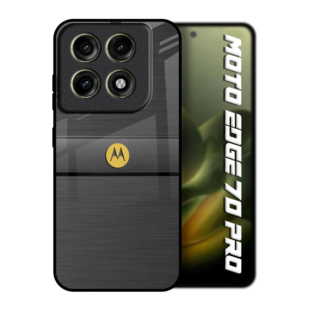 Grey Metallic Glass Motorola Edge 70 Pro 5G Glass Back Cover Online