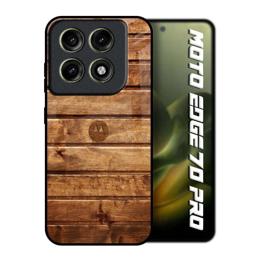 Wooden Planks Motorola Edge 70 Pro 5G Glass Back Cover Online
