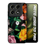 Flowers & Butterfly Motorola Edge 70 Pro 5G Glass Back Cover Online
