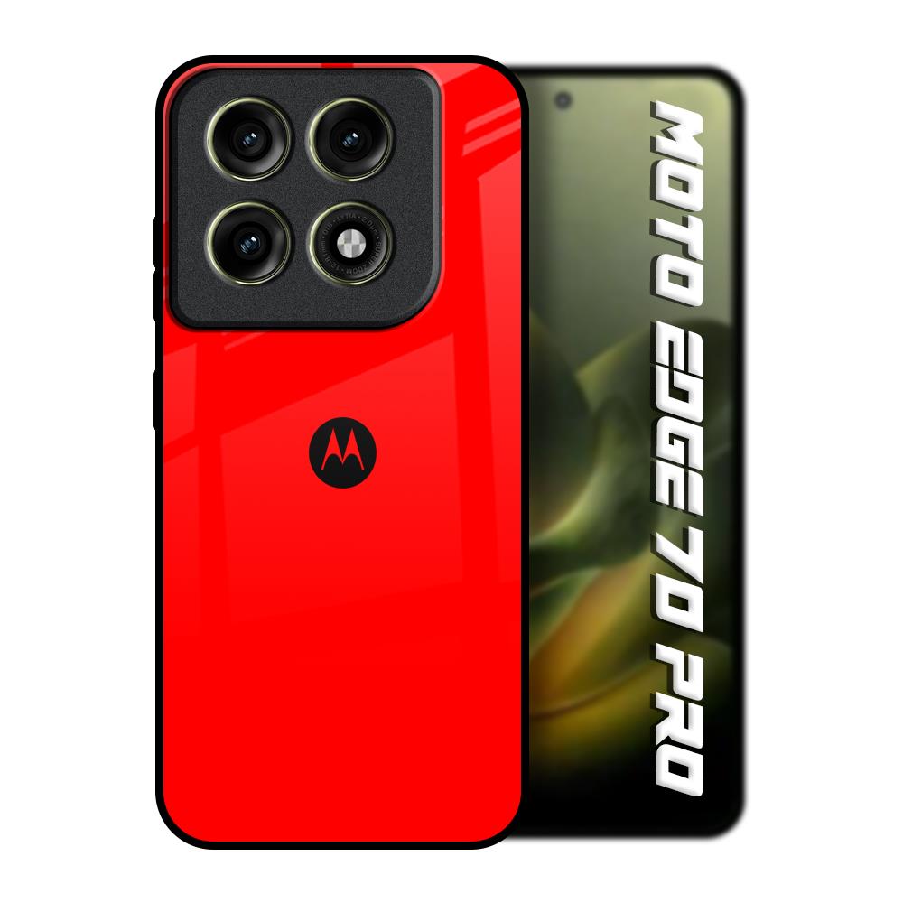 Blood Red Motorola Edge 70 Pro 5G Glass Back Cover Online