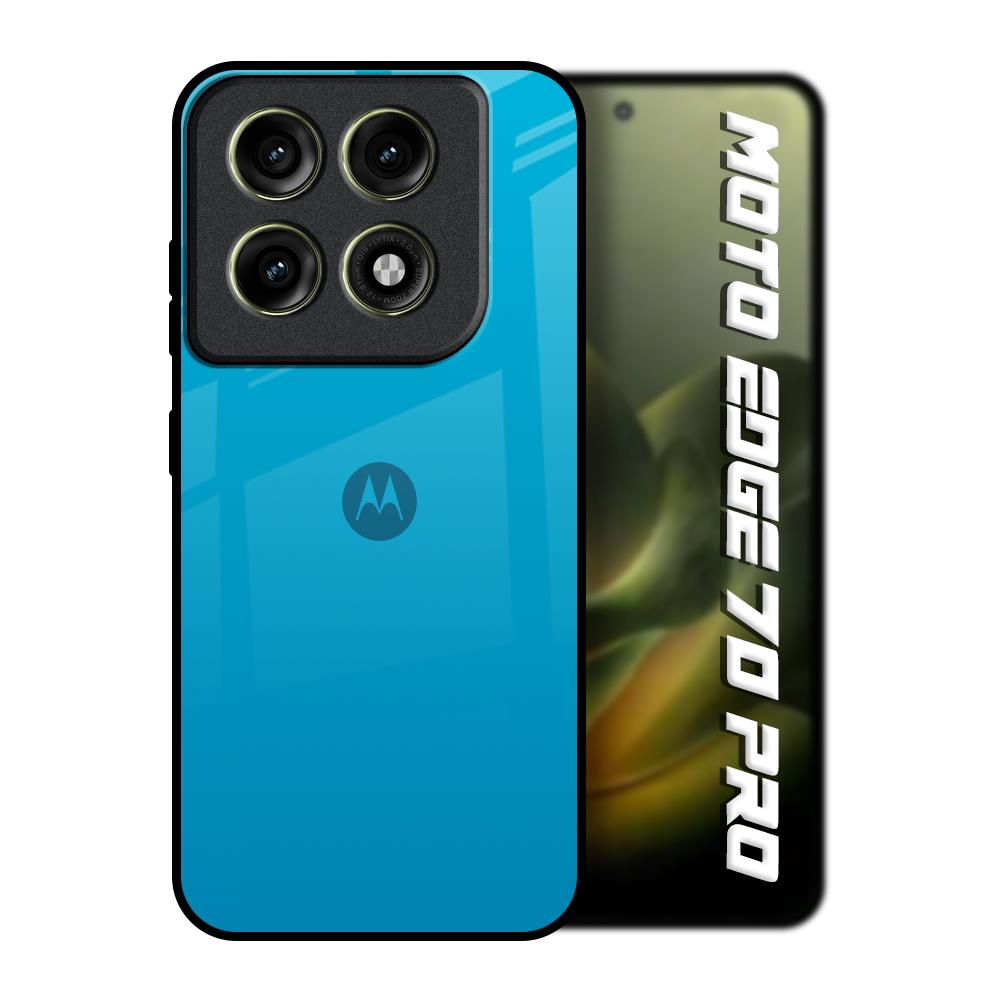 Blue Aqua Motorola Edge 70 Pro 5G Glass Back Cover Online