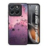 Space Doodles Motorola Edge 70 Fusion 5G Glass Back Cover Online
