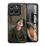 Blind Fold Motorola Edge 70 Fusion 5G Glass Back Cover Online