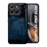 Dark Blue Grunge Motorola Edge 70 Fusion 5G Glass Back Cover Online