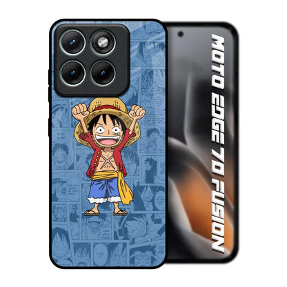 Chubby Anime Motorola Edge 70 Fusion 5G Glass Back Cover Online