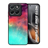 Colorful Aura Motorola Edge 70 Fusion 5G Glass Back Cover Online