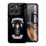 Touch Me & You Die Motorola Edge 70 Fusion 5G Glass Back Cover Online