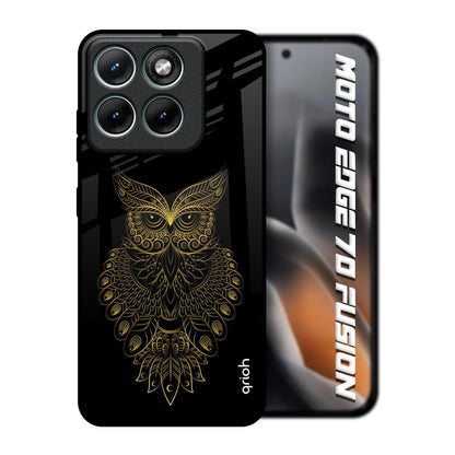 Golden Owl Motorola Edge 70 Fusion 5G Glass Back Cover Online