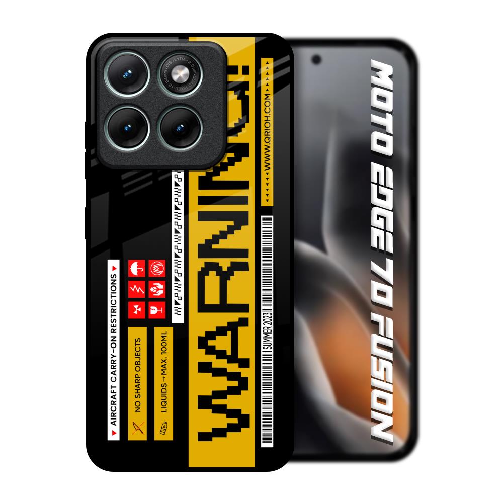 Aircraft Warning Motorola Edge 70 Fusion 5G Glass Back Cover Online