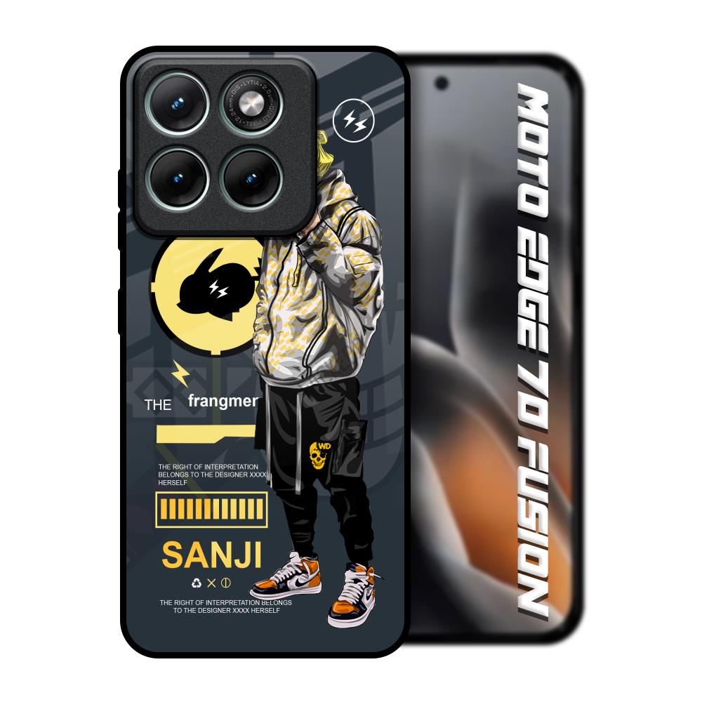 Cool Sanji Motorola Edge 70 Fusion 5G Glass Back Cover Online