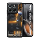 Glow Up Skeleton Motorola Edge 70 Fusion 5G Glass Back Cover Online