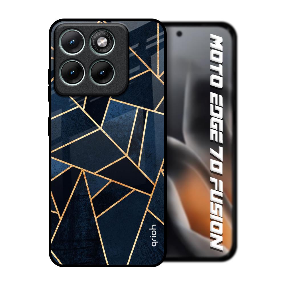 Abstract Tiles Motorola Edge 70 Fusion 5G Glass Back Cover Online