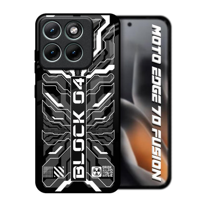 Monochrome Magic Motorola Edge 70 Fusion 5G Glass Back Cover Online