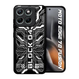 Monochrome Magic Motorola Edge 70 Fusion 5G Glass Back Cover Online