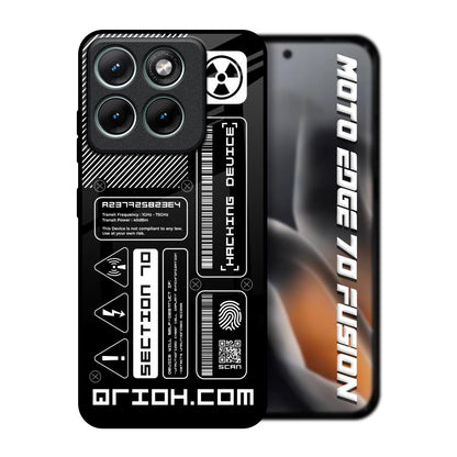 Futuristic Art Motorola Edge 70 Fusion 5G Glass Back Cover Online