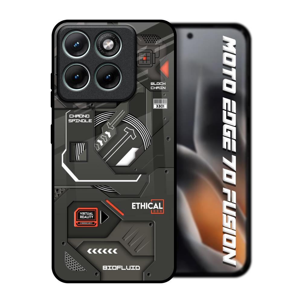 Tech Aesthetics Motorola Edge 70 Fusion 5G Glass Back Cover Online